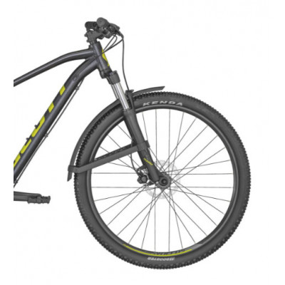  Vélo VTT 29p alu - SCOTT 2023 Aspect 950 EQ - Noir métallisé décor jaune : 100mm