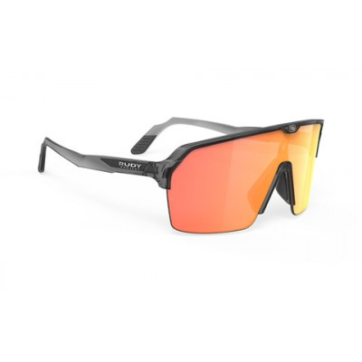 Lunettes route, gravel, vtt - RUDY PROJECT - Spinshield Air crystal décor orange