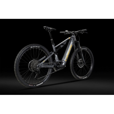 Vélo VTT électrique 29 alu LAPIERRE 2024 Overvolt TR 6.7 750 Gris fumé décor or