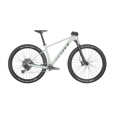 Vélo VTT 29p carbone - SCOTT 2024 Scale 920 - blanc crême décor noir : 100mm