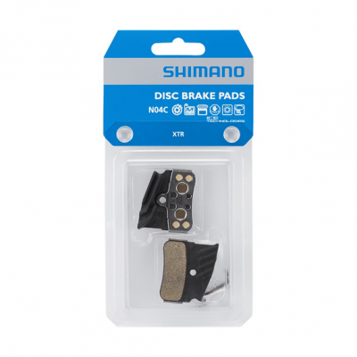 Plaquettes de frein SHIMANO support acier N04C avec ventilation