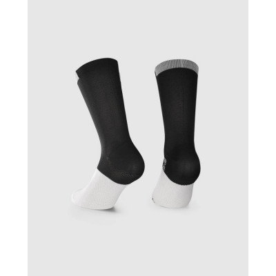 Chaussettes - ASSOS GT Socks C2 - noir décor réfléchissant