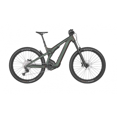 Vélo électrique VTT 29p alu - SCOTT 2024 Patron eRide 920 Black 750 - Noir décor ivoire : 160/160mm