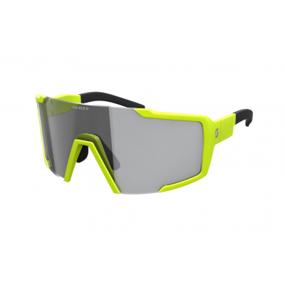 Lunettes route, gravel et vtt - SCOTT Shield Light Sensitive - jaune fluo