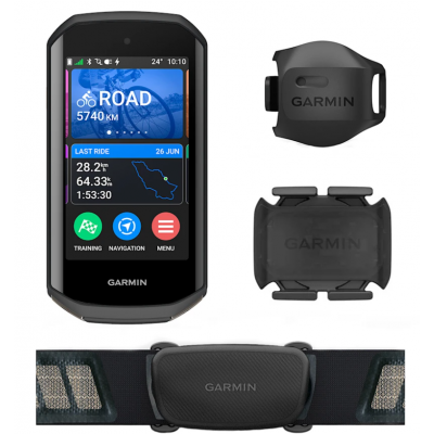 GPS vélo compteur - GARMIN Edge 1050 Pack - noir