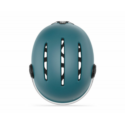 Casque ville - MET Vibe On Mips - bleu pétrole décor gris