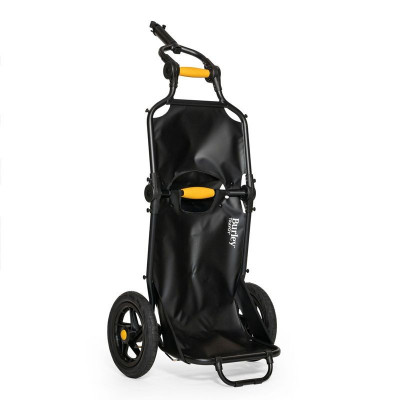 Remorque matèriel BURLEY caddie Travoy II noir décor jaune