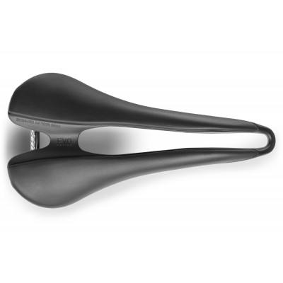 Selle unisexe SMP route gravel vtt Evo S 139 noir décor noir