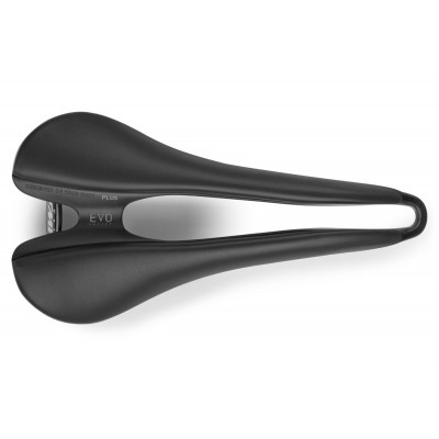 Selle unisexe SMP route gravel vtt Evo S Plus 139 noir décor noir