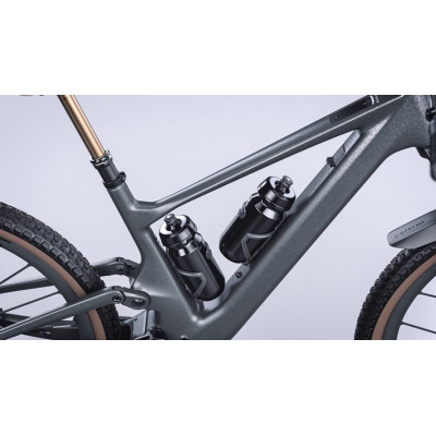 Vélo électrique VTT 29p alu - SCOTT 2024 Lumen eRide 900 360 - Argent irisé brillant décor noire : 130/130mm