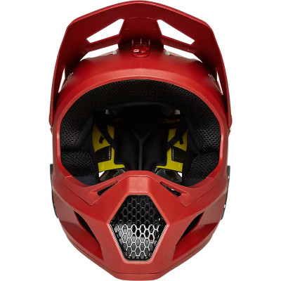 Casque intégral vtt - FOX Rampage - rouge décor noir