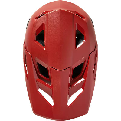 Casque intégral vtt - FOX Rampage - rouge décor noir