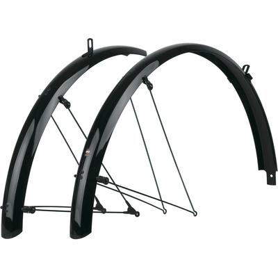 Garde-boues SKS vtc Bluemels Basic 55/28 noir, AV + AR, larg 55mm ...