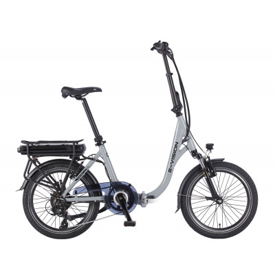 Vélo électrique pliant 20p VELO alu E-Vision Manet 20 504 gris clair