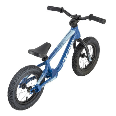 Vélo enfant draisienne 18 à 30 mois alu CHASE bmx Edge Walking bleu brillant décor gris et blanc