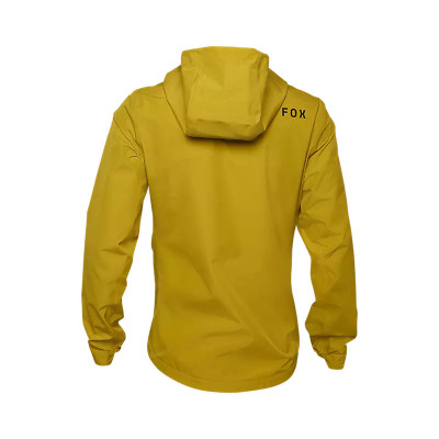 Veste imperméable vtt - FOX Ranger 2.5L Water - jaune moutarde