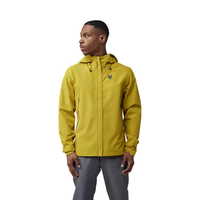 Veste imperméable vtt - FOX Ranger 2.5L Water - jaune moutarde