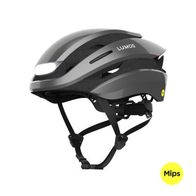 Casque route et ville - LUMOS Ultra Mips - Gris argent verni