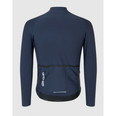 Maillot manches longues - GRIPGRAB ThermaPace - bleu nuit