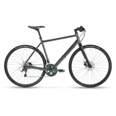 Vélo fitness homme 700 - STEVENS Strada 600 - Gris Phantom brillant décor noir