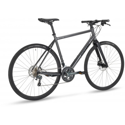 Vélo fitness homme 700 - STEVENS Strada 600 - Gris Phantom brillant décor noir