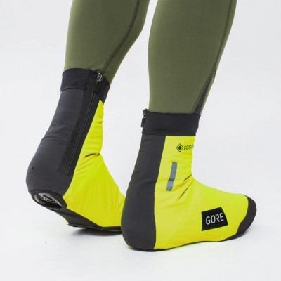 Surchaussures hiver - GORE Sleet GoreTex - jaune fluo décor noir