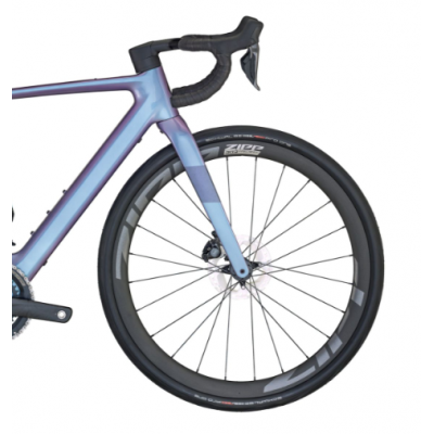 Vélo électrique course carbone - SCOTT 2025 Solace eRide 10 DI2 360 - Bleu métallisé décor bleu mat : 2x12v