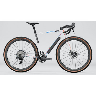 Vélo électrique course carbone - SCOTT 2025 Solace eRide 10 DI2 360 - Bleu métallisé décor bleu mat : 2x12v