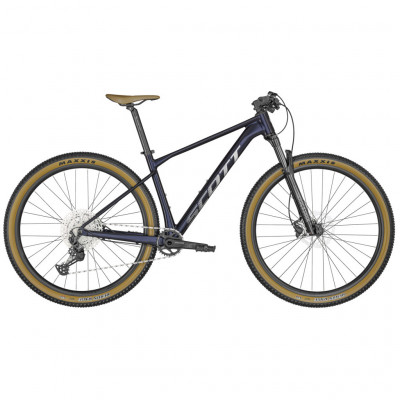 Vélo VTT 29p alu - SCOTT 2024 Scale 965 Blue - Bleu marine décor argent : 100mm