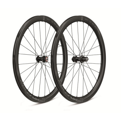 Roues à pneu 700 FULCRUM route Carbon Wind 42 Disc 2WF C23 AFS HG11/12 noire