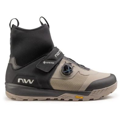 Chaussures vtt hiver - NORTHWAVE KingRock Plus GoreTex - noir décor beige sable