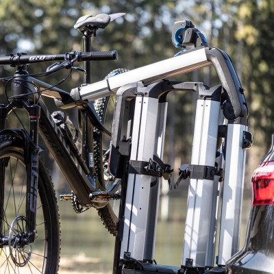 Porte-Vélo XLC sur boule d'attelage Almada Work-E pliant pour 2 vélos