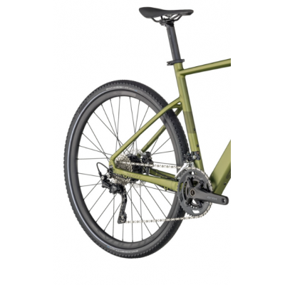 Vélo électrique gravel alu - SCOTT 2025 Speedster Gravel eRide 50 250 - Vert mat décor vert : 2x10v