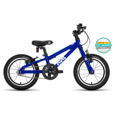 Vélo VTT enfant 2 à 5 ans alu 14p - FROG 40 FP 14 Blue : Bleu électrique décor blanc ...