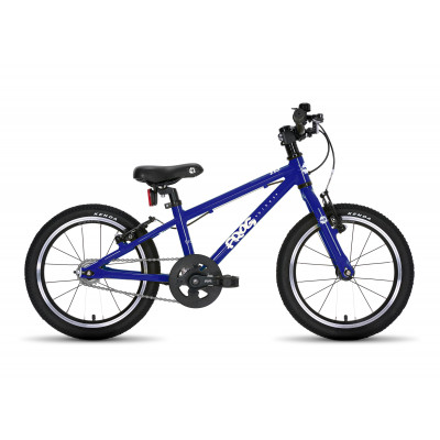 Vélo VTT enfant 3 à 6 ans alu 16p - FROG 44 FP 16 Blue - Bleu électrique décor blanc: ...