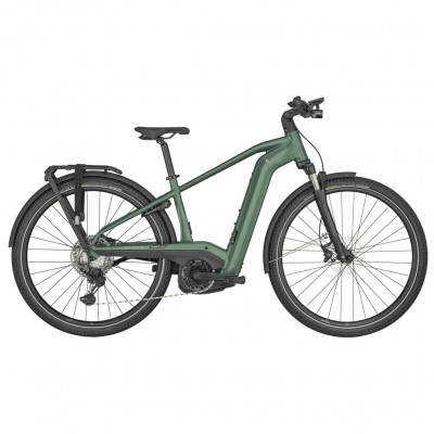 Vélo électrique vtt 29p alu - SCOTT 2024 Sub Sport eRide 10 Men 750 - vert tilleul décor ...