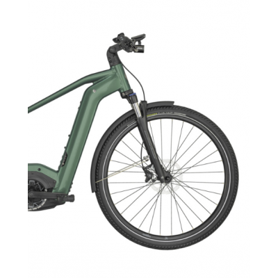 Vélo électrique vtt 29p alu - SCOTT 2024 Sub Sport eRide 10 Men 750 - vert tilleul décor ...