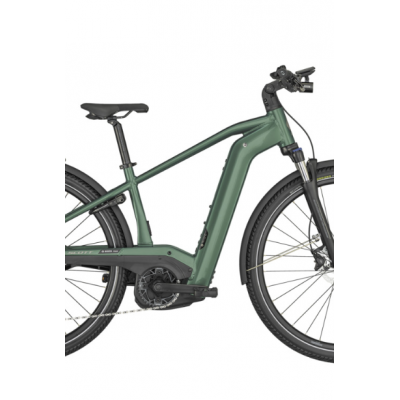 Vélo électrique vtt 29p alu - SCOTT 2024 Sub Sport eRide 10 Men 750 - vert tilleul décor ...