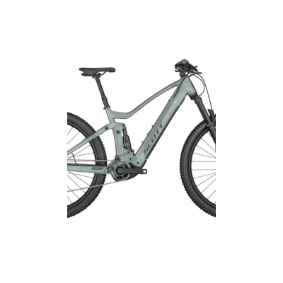 Vélo électrique VTT 29p alu - SCOTT 2024 Strike eRide 930 Grey 625 - Gris mat décor noir : ...