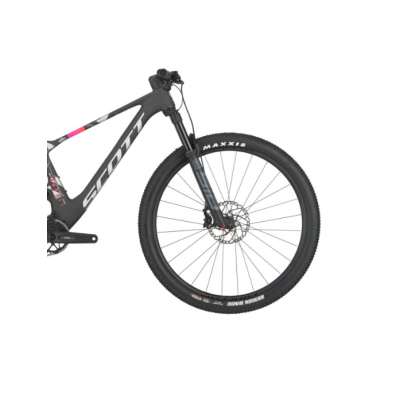 Vélo VTT 29p carbone - SCOTT 2025 Spark RC Team AXS - noir décor argent multicolor : 120/120mm