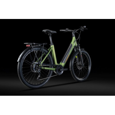 Vélo électrique vtc unisexe 27.5p alu - LAPIERRE 2025 e-Explorer 4.5 Low 500 - Vert métalisé décor noir : 63mm