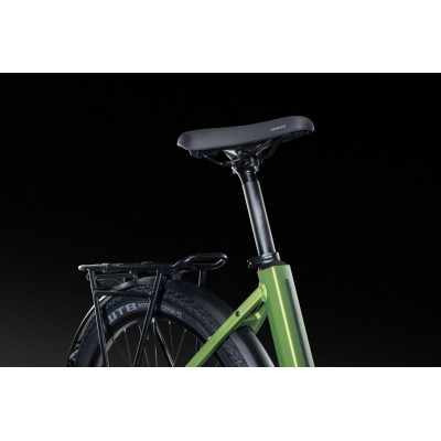 Vélo électrique vtc unisexe 27.5p alu - LAPIERRE 2025 e-Explorer 4.5 Low 500 - Vert métalisé décor noir : 63mm