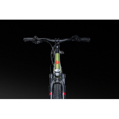 Vélo électrique vtc unisexe 27.5p alu - LAPIERRE 2025 e-Explorer 4.5 Low 500 - Vert métalisé décor noir : 63mm