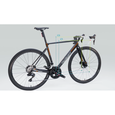 Vélo course 700 carbon WILIER 2025 Verticale SLR Core Black Q1
