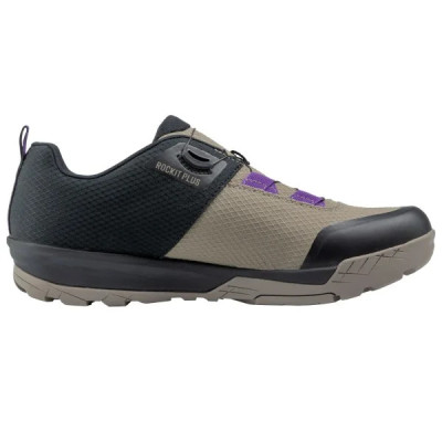Chaussures vtt et gravel - NORTHWAVE Rockit Plus - beige sable décor noir et violet