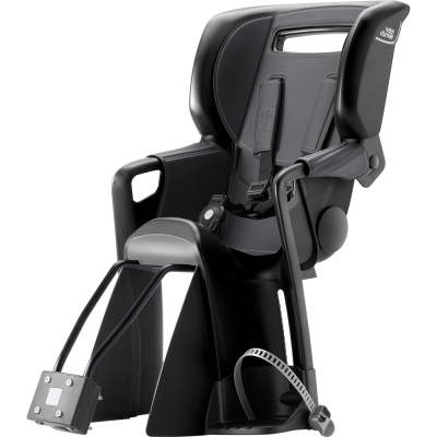 Porte-bébé ROMER arrière sur cadre Jockey Pro noire, coussins de confort gris souris, ...