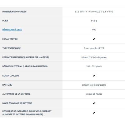 GPS vélo compteur - GARMIN Edge 840 Pack - noir