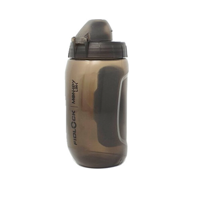 Bidon MONKEYLINK FidLock route vtt MB Cap 450 Fumé TwistSystem Droit,