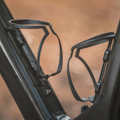 Porte-bidon TOPEAK nylon carbon route vtt Feza Cage V1 noir mat