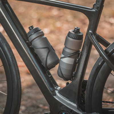 Porte-bidon TOPEAK nylon carbon route vtt Feza Cage V1 noir mat